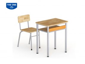 Bàn học sinh gỗ tự nhiên