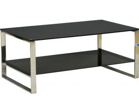 Bàn sofa inox - kính