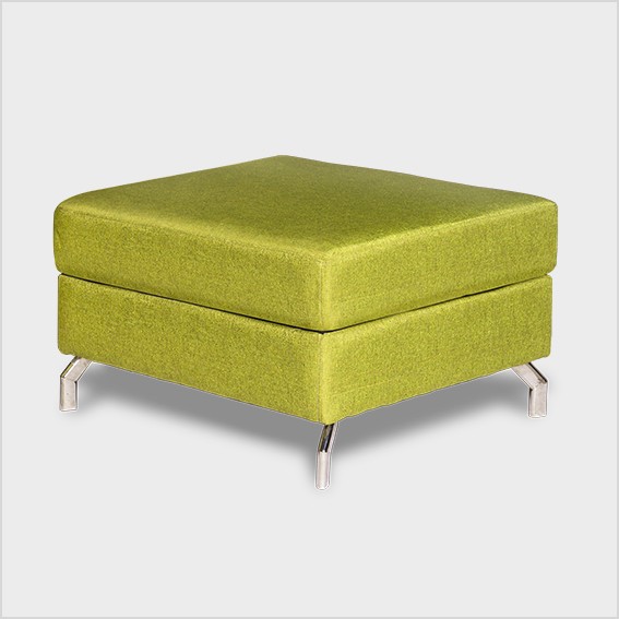 sf46-ct2-1 Ghế đôn sofa, chân thép mạ