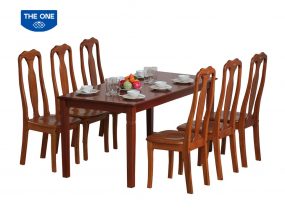 Bàn ghế ăn gỗ tự nhiên